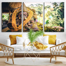 Hinduism Statue Wall Art Canvas Print