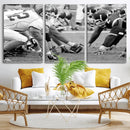 American Football Player Wall Art Canvas Print by MyGreatCanvas | Canvas Wall Art Prints | Photo Prints & Wall Decor