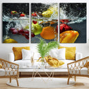 Kithen Vegetables World Wall Art Canvas Print