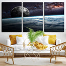 Space and Planet Canvas Print by MyGreatCanvas | Canvas Wall Art Prints | Photo Prints & Wall Decor