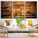Rustic Whiskey and Barrel Canvas Print by MyGreatCanvas | Canvas Wall Art Prints | Photo Prints & Wall Decor