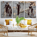 African American Wall Art – Elegant African Women Canvas