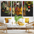 Kitchen Spice Wall Art Canvas Print