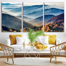 Mountains Forest Autumn Wall Art Canvas Print by MyGreatCanvas | Canvas Wall Art Prints | Photo Prints & Wall Decor