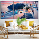 Greece Santorini Wall Art Landscape Canvas Print