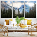 Half Dome Yosemite Calinia Wall Art Canvas Print El Capitan by MyGreatCanvas | Canvas Wall Art Prints | Photo Prints & Wall Decor