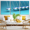 Wall Art Newton's Cradle Canvas Print, Framed Newton Cradle