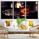 Whiskey and Cigar Canvas – Luxurious Wall Art for Home or