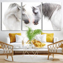 White Horse Wall Art Animal Canvas Print by MyGreatCanvas | Canvas Wall Art Prints | Photo Prints & Wall Decor