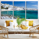 Santorini Wall Art Canvas Print