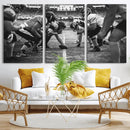 American Football Wall Art Canvas Print Framed Stadium Sport