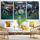 American Football Playing Wall Art Canvas Print by MyGreatCanvas | Canvas Wall Art Prints | Photo Prints & Wall Decor