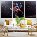 American Football Wall Art Canvas Print, Stadium Sport Wall