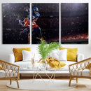 American Football Wall Art Canvas Print, Stadium Sport Wall