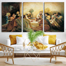 Last Supper Wall Art Canvas Print, Framed Jesus Painting Art