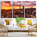 Arizona Desert Print, Western Cowboy Wall Art Print by MyGreatCanvas | Canvas Wall Art Prints | Photo Prints & Wall Decor