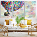 Up Pixar Poster, Look Up Pixar Wall Art, Up Pixar Canvas,