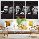 Thinker Quintet Canvas Wall Art – Martin, Obama, Malcolm X,