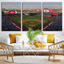 Los Angeles Angels Baseball Canvas Print - Anaheim Angel