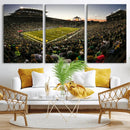Oregon Stadium Canvas Wall Art - Captivating Game Day Scene