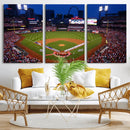 St. Louis Cardinals Baseball Team Print - Busch Stadium Wall by MyGreatCanvas | Canvas Wall Art Prints | Photo Prints & Wall Decor