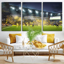 Columbus Crew Stadium Match Triple Canvas Wall Art - Dynamic