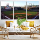 Colorado Rockies Coors Field Wall Art Canvas Print - MLB