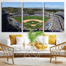 Los Angeles Dodgers Dodger Stadium Wall Art Canvas Print -