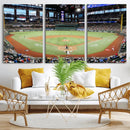 Texas Rangers Baseball Team Print - Arlington Globe Life