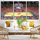 Miami Heat Basketball Team Print Wall Art- Kaseya Center by MyGreatCanvas | Canvas Wall Art Prints | Photo Prints & Wall Decor