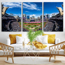 San Diego Padres Baseball Team Print - Petco Park Stadium by MyGreatCanvas | Canvas Wall Art Prints | Photo Prints & Wall Decor
