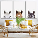 Horse Prints Set, Set of 3 Horse Wall Art, Horses Portraits, by MyGreatCanvas | Canvas Wall Art Prints | Photo Prints & Wall Decor