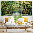 Serene Tree Tunnel Wall Art Canvas Print – Pathway Under by MyGreatCanvas | Canvas Wall Art Prints | Photo Prints & Wall Decor