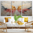 Golden Angel Wings Wall Art Canvas Print – Stunning Abstract by MyGreatCanvas | Canvas Wall Art Prints | Photo Prints & Wall Decor