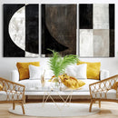 Abstract Modern Wabi Sabi Wall Art Canvas Print Set –