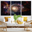Nebula and Galaxies in Space Wall Art Canvas Print, Spiral