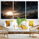 Avengers Planet Wall Art Canvas Print
