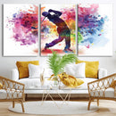 Colorful Golfer Swing Wall Art Canvas Print - Ready to Hang, by MyGreatCanvas | Canvas Wall Art Prints | Photo Prints & Wall Decor