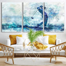 Golf Swing Wall Art Canvas Print - Sports-Inspired