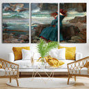 Miranda by the Shore Wall Art Canvas Print – Tempest Scene by MyGreatCanvas | Canvas Wall Art Prints | Photo Prints & Wall Decor