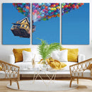 Carl Fredricksen, Up Movie Wall Art, Balloons Wall Art, Air