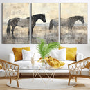 Vintage Horses Wall Art Canvas Print by MyGreatCanvas | Canvas Wall Art Prints | Photo Prints & Wall Decor