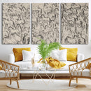 Abstract Horse Sketch Wall Art | Ready to Hang and Framed |