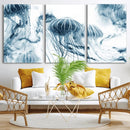 Abstract Jellyfish Canvas Print Wall Art
