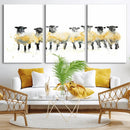 Farmhouse Wall Art Sheep Print | Ready to Hang Framed Canvas by MyGreatCanvas | Canvas Wall Art Prints | Photo Prints & Wall Decor