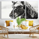 Framed Black and White Horse Wall Art | Ready to Hang and by MyGreatCanvas | Canvas Wall Art Prints | Photo Prints & Wall Decor