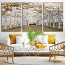 Forest Grove Wall Art | Serene Pathway Canvas Print | Ready