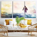 Watercolor Jesus Walking on Water Canvas Print, Christian by MyGreatCanvas | Canvas Wall Art Prints | Photo Prints & Wall Decor