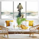 Watercolor Jesus Walking on Water Canvas Print, Christian by MyGreatCanvas | Canvas Wall Art Prints | Photo Prints & Wall Decor