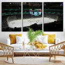 American Airlines Center Dallas Stars Wall Art Canvas Print
